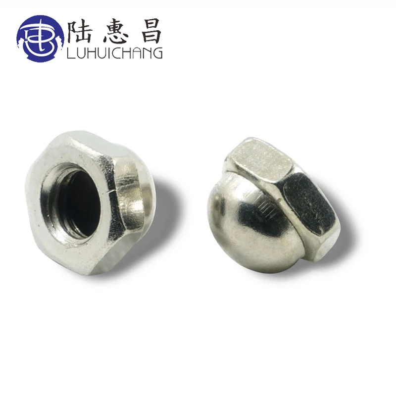 Luchang 20 шт. M8 M10 M12 M14 M16 M20 никелированная глухая гайка декоративная крышка полукруг конический колпачок гайка болт