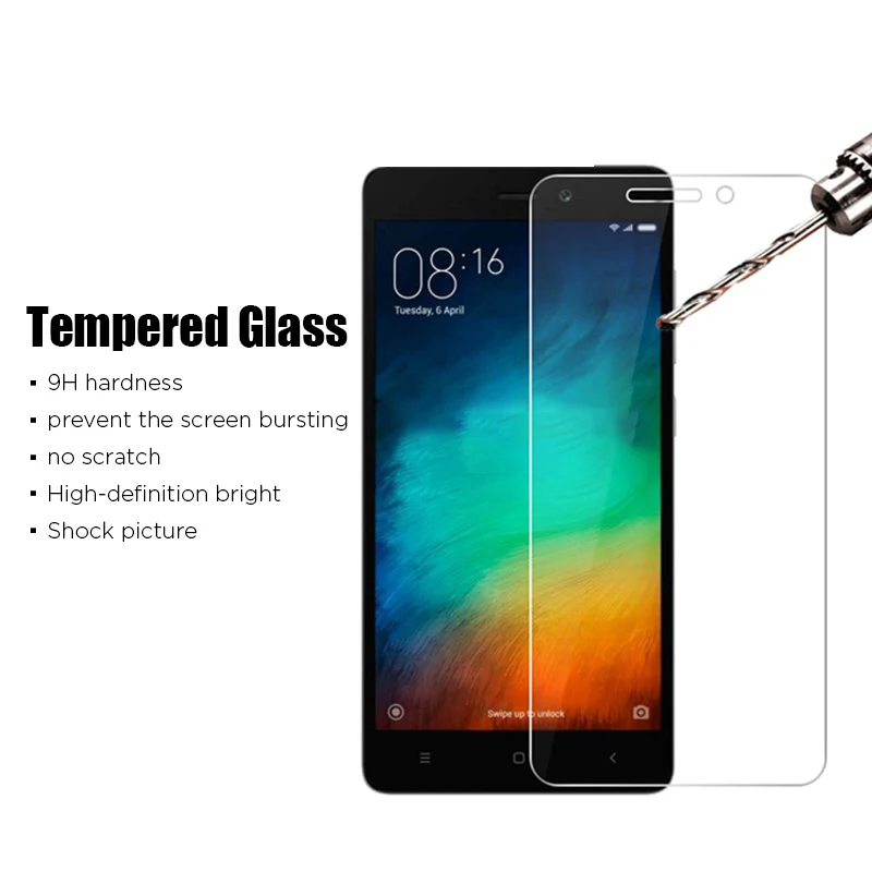 tempered glass for xiaomi redmi 7a 6a 5a 4a 4x screen protector for redmi 2 3 4 pro 3s 3x hard 9h glass free global shipping