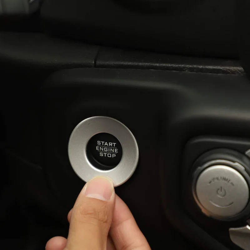 Кнопка запуска и остановки двигателя автомобиля крышка кнопки пуска старта для