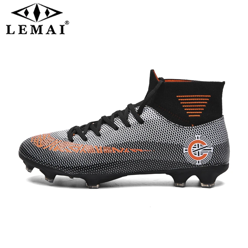 Мужская Осенняя обувь для футбола нескользящие бутсы футбольная кроссовки