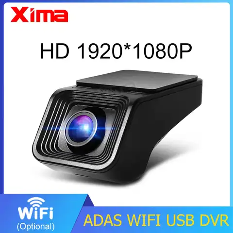 Автомобильный регистраторы DVR-Регистратор XIMA, HD 1080P, Wi-Fi/USB, с функцией ночного видения