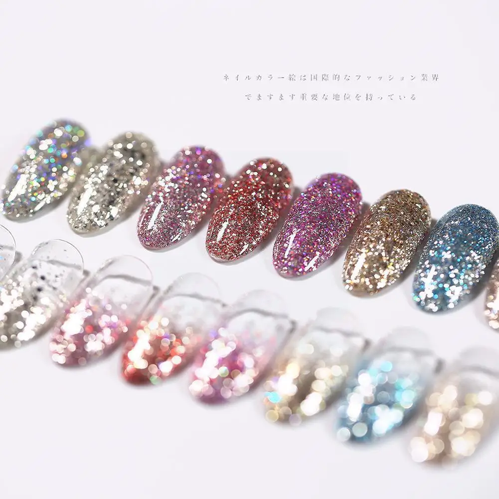 

Блестящий Порошок для дизайна ногтей, Радужный цвет, блестящее искусство, микро-украшение, маникюрная дрель, стекло для ногтей, Радужный, сд...