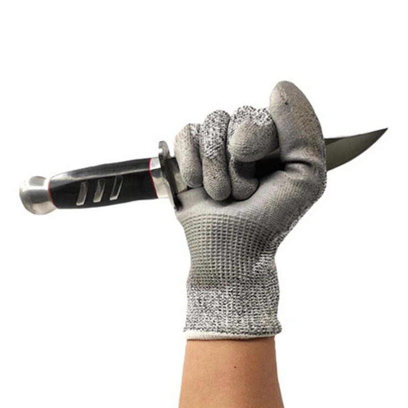 

HPPE Thickened PU Impregnated Anti-cutting Gloves Grade 5 Anti-cutting Gloves Anti-cutting Gloves For Mechanical Repair Safety