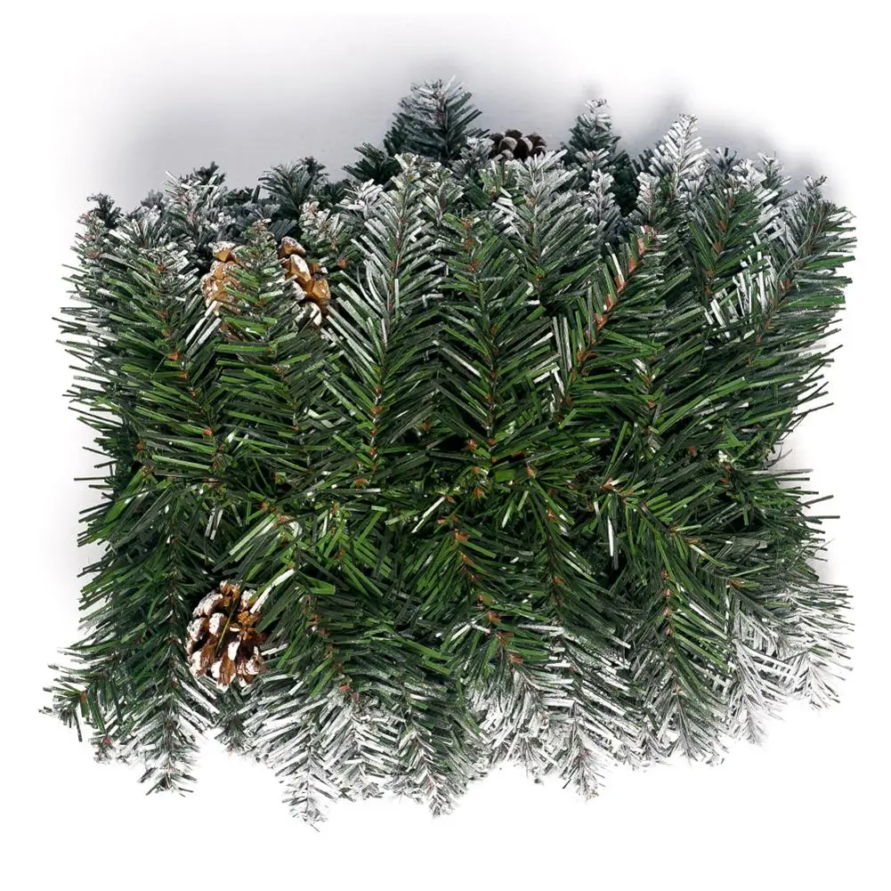 

Искусственное растение, ветка из искусственных цветов для украшения рождественской елки, 2,7 м, иголка искусственной сосны