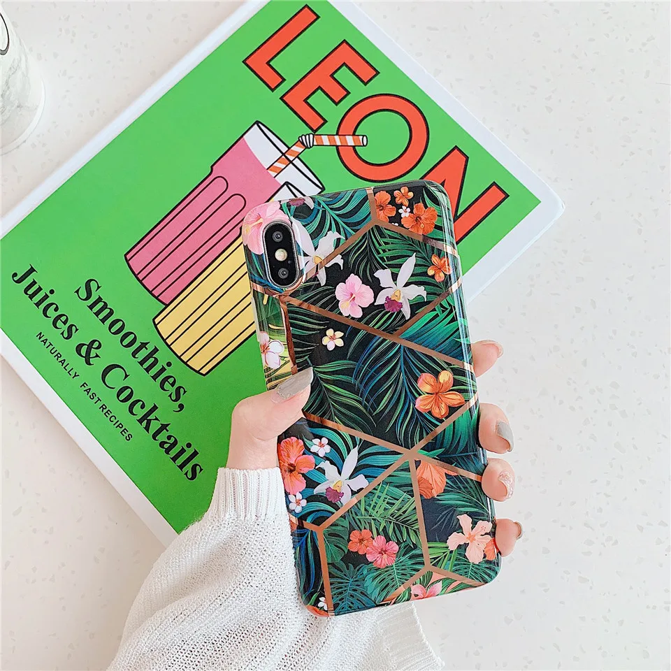 16 Синий, розовый, мраморный чехол для телефона Coque Funda, чехол для Apple iphone 10 Xs max, чехол s, XR, X, 8, 7 plus, 6, 6s plus, чехол для iphone 11 pro max - Цвет: 16