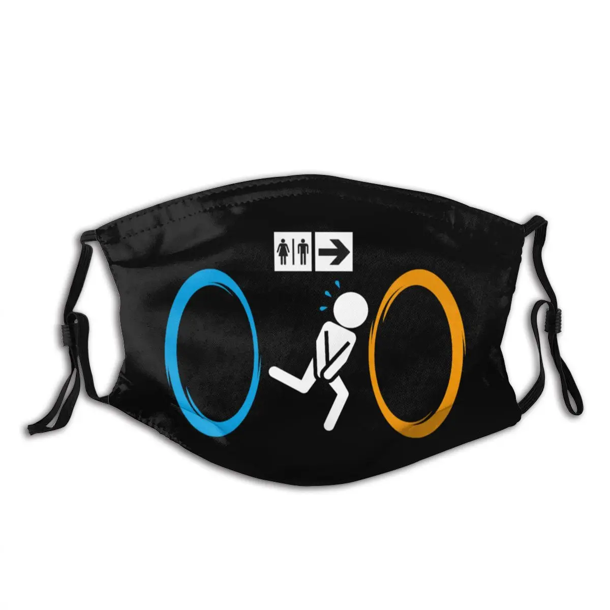 Игровой портал 2 Забавный дизайн маска для лица хипстерская защита от дымки