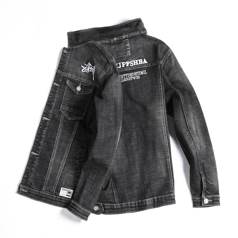 Мужская джинсовая куртка для мужчин Бомбер джинсовые куртки Casaco Masculino мужское