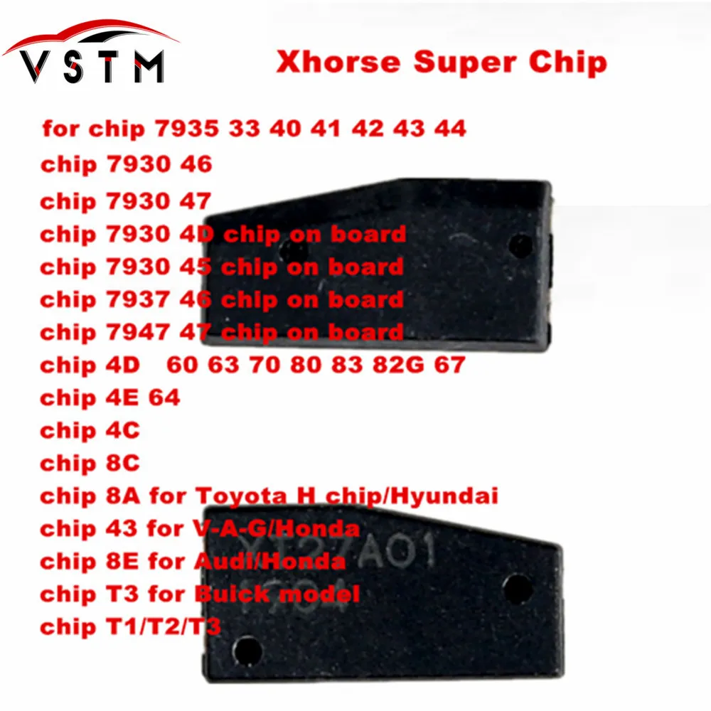 Транспондер Xhorse VVDI с супер чипом для ID46/4D/4C/8C/8A/T3/для чипа H VVDI2 ключевого