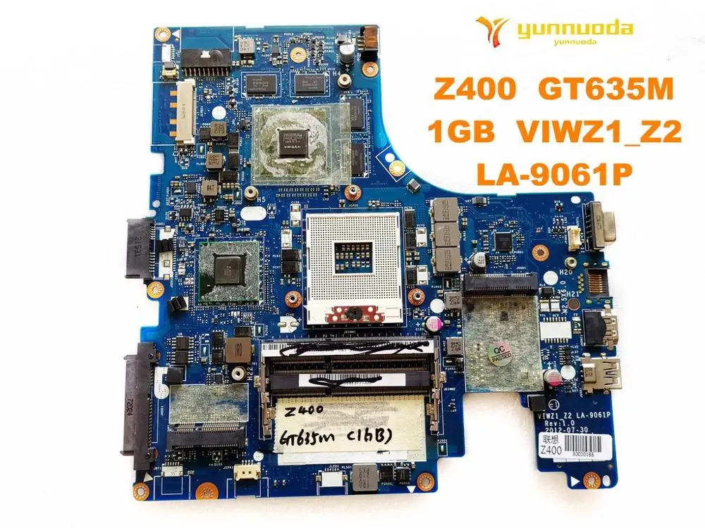 Оригинальный Для Lenovo Z400 Материнская плата ноутбука GT635M 1 ГБ VIWZ1_Z2 LA-9061P испытанное