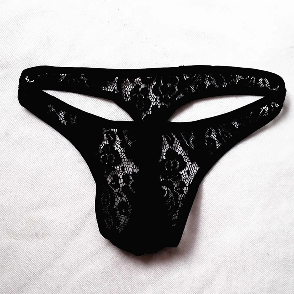 

Men'S Transparent Breathable Comfortable Sexy Thong Low Waist Lace Sexy Briefs Breathable Comfortable Sexy Thong Low Waist Lace