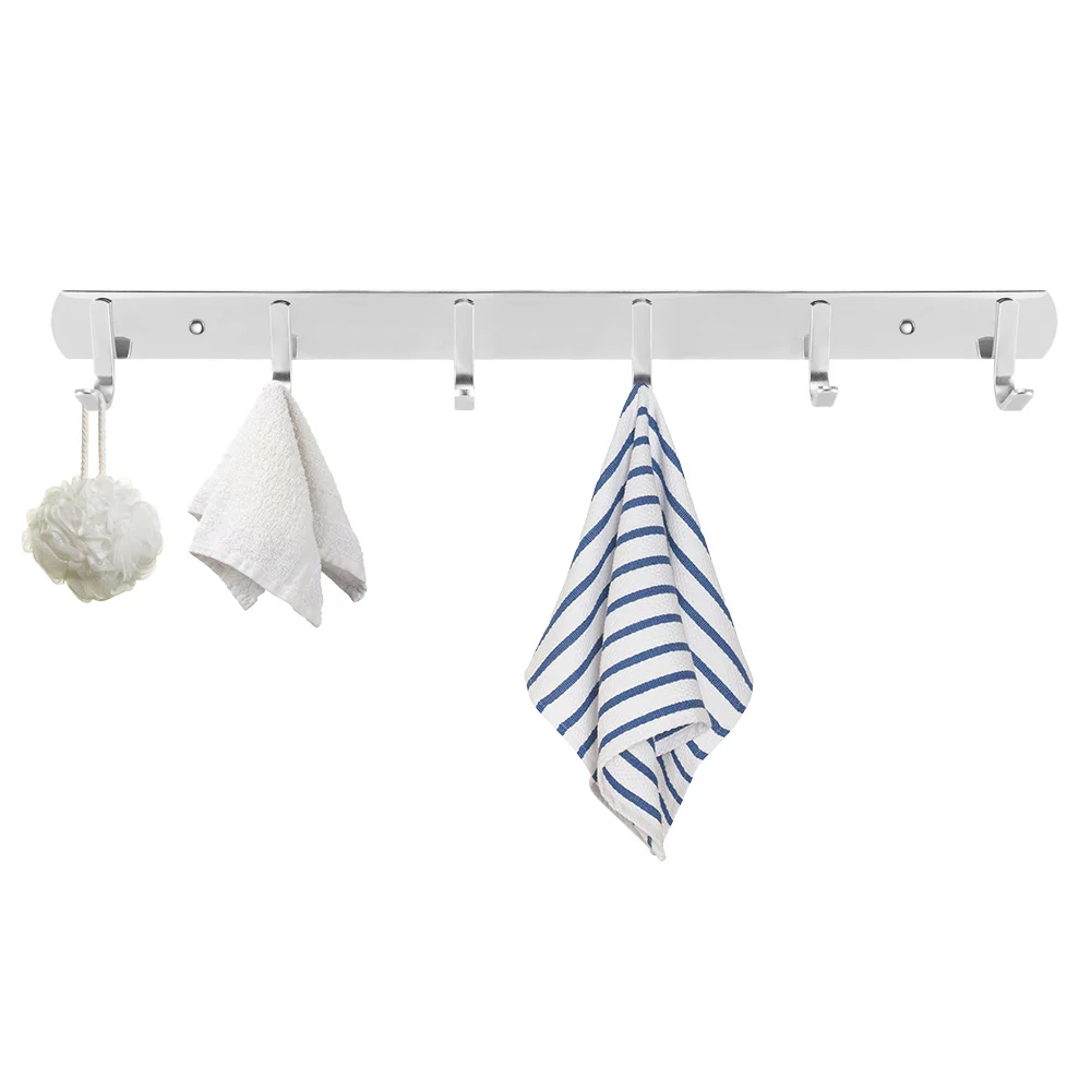 Многофункциональный крюк из нержавеющей стали крючок для пальто настенный 4 6