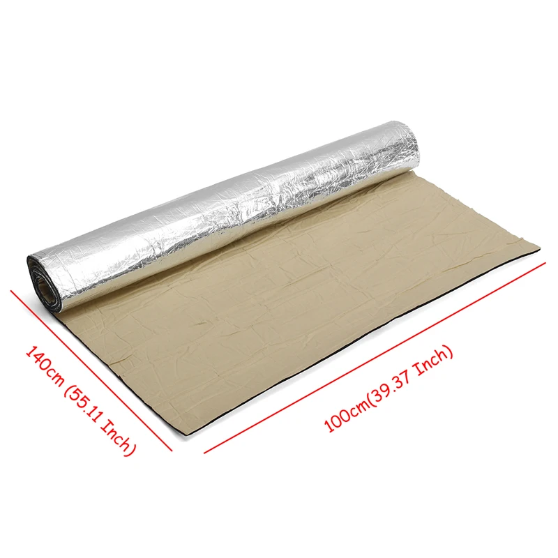 

140cm*100cm Vehicle Insulation Closed Cell Foam Sheet 5mm Car Van Sound Proofing Deadening Insulation Car Hood Insulation