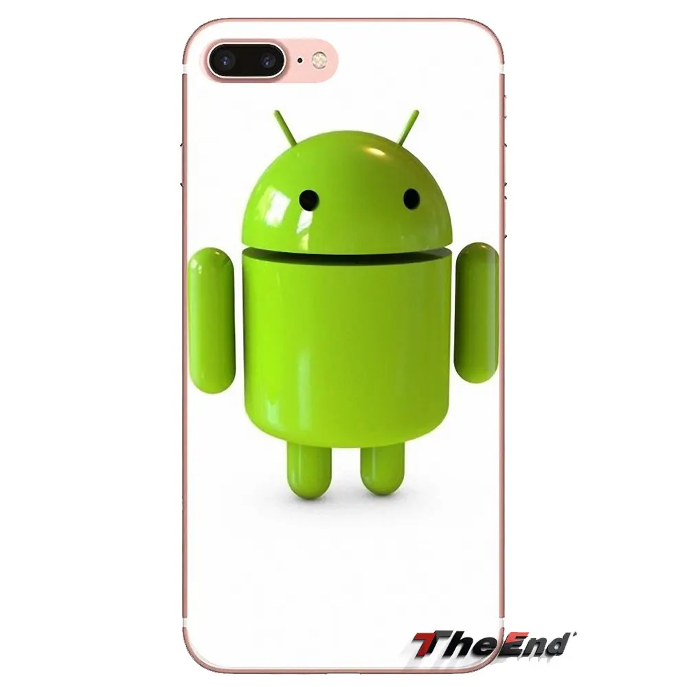 Green Android Robot Logo Transparent TPU Skin Case For LG G3 G4 Mini G5 G6 G7 Q6 Q7 Q8 Q9 V10 V20 V30 X Power 2 3 K10 K4 K8 2017 |