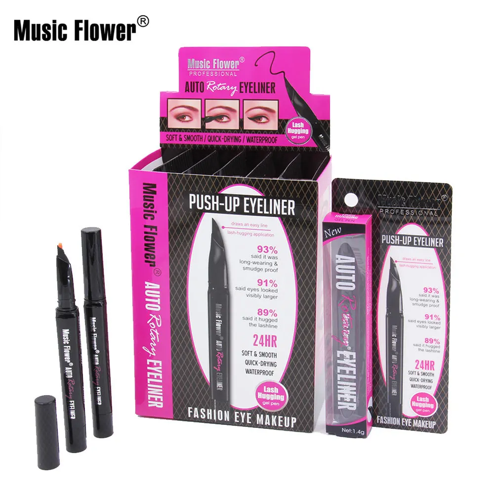 Лидер продаж музыкальная подводка для глаз с цветами стойкая водостойкая не