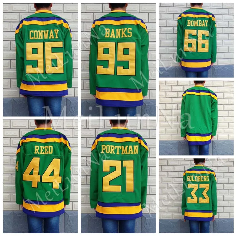 

Homem jovem dean portman fulton reed greg goldberg gordon bombay adam conway bancos personalizar patos hquei jrsei