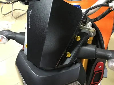 Лобовое стекло для мотоцикла подходит Yamaha mt-09 установка маленький алюминиевый