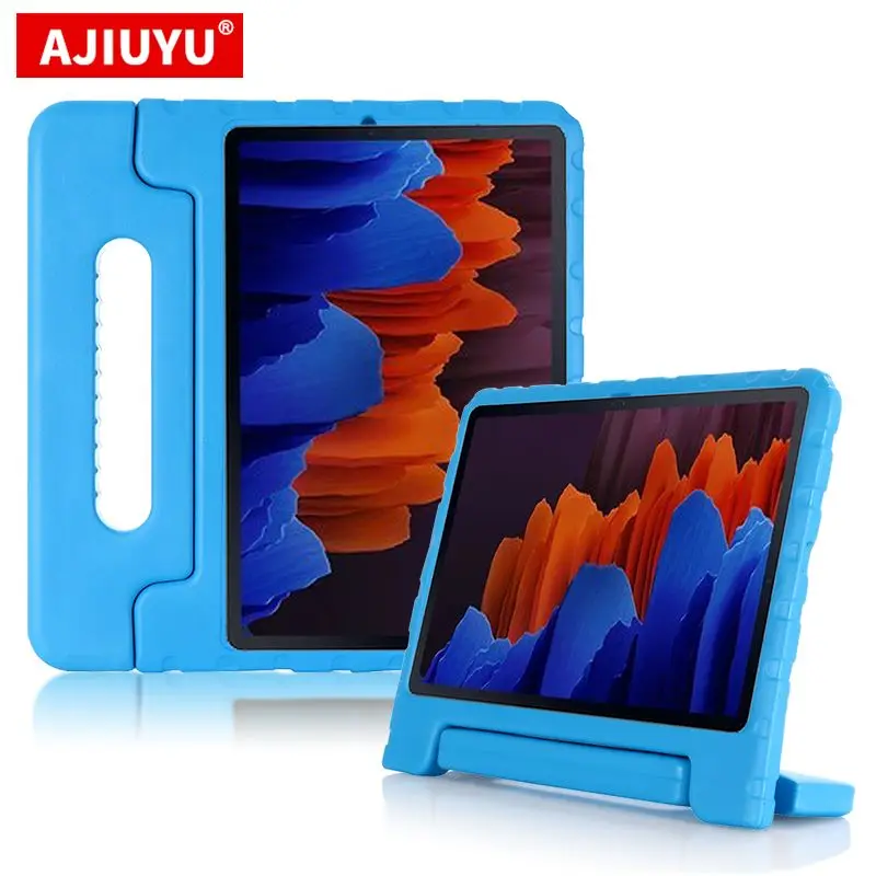 Детский противоударный чехол для планшета Samsung Galaxy Tab S7 Plus 2020 T970 T975 силиконовый 12 4