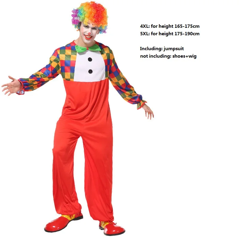 Взрослые Костюмы Клоуна для ролевых игр забавные Волшебные сценические