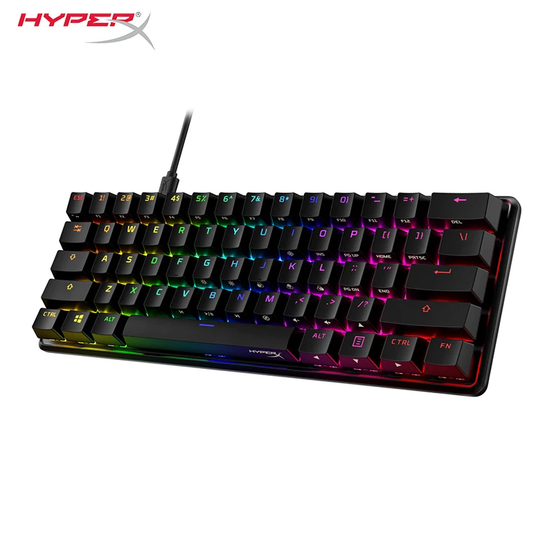 Механическая игровая клавиатура HyperX Alloy origin60 игровой режим 100% функция anti ghosting и N