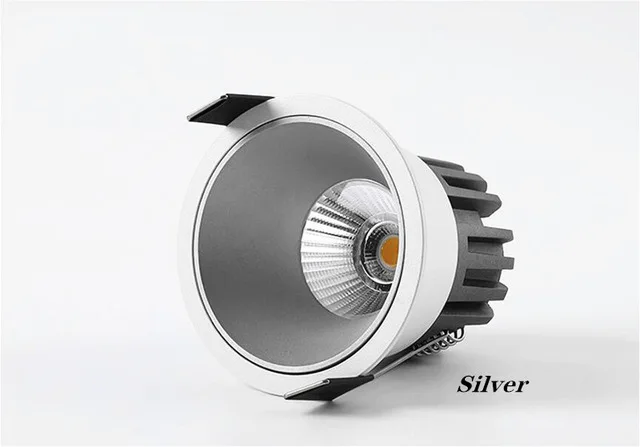 С регулируемой яркостью круговой с антибликовым покрытием COB светодиодный