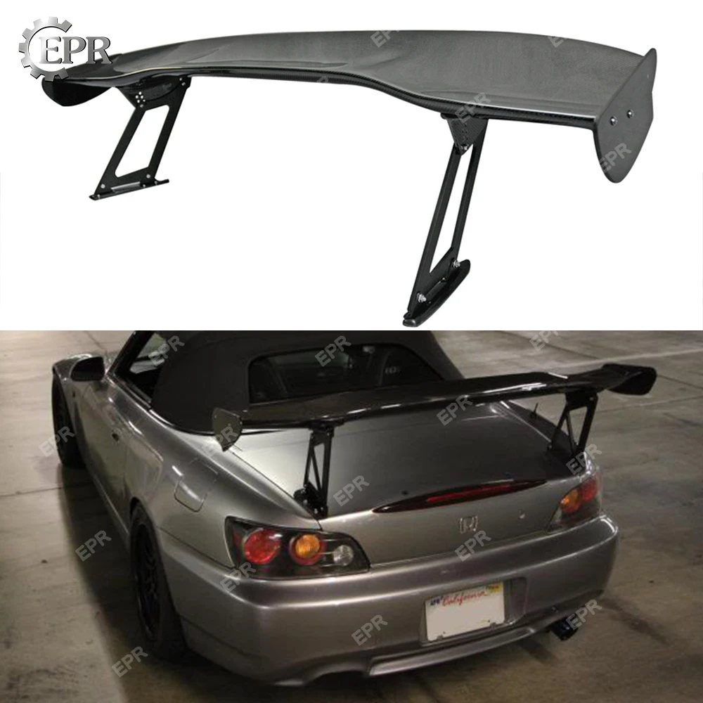Для S2000 Racing заднего крыла губ для Honda углеродное волокно Js GT Спойлер (295/390 мм