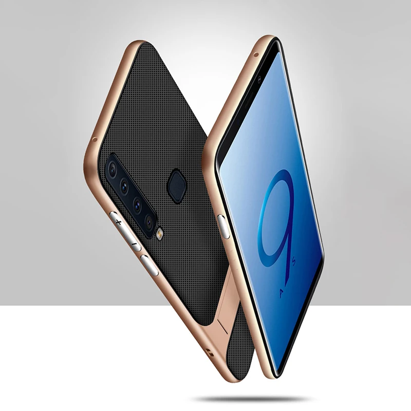 Роскошный Полный чехол для Samsung Galaxy A9S A9 2018 чехлы телефонов 3D подставка TPU PC