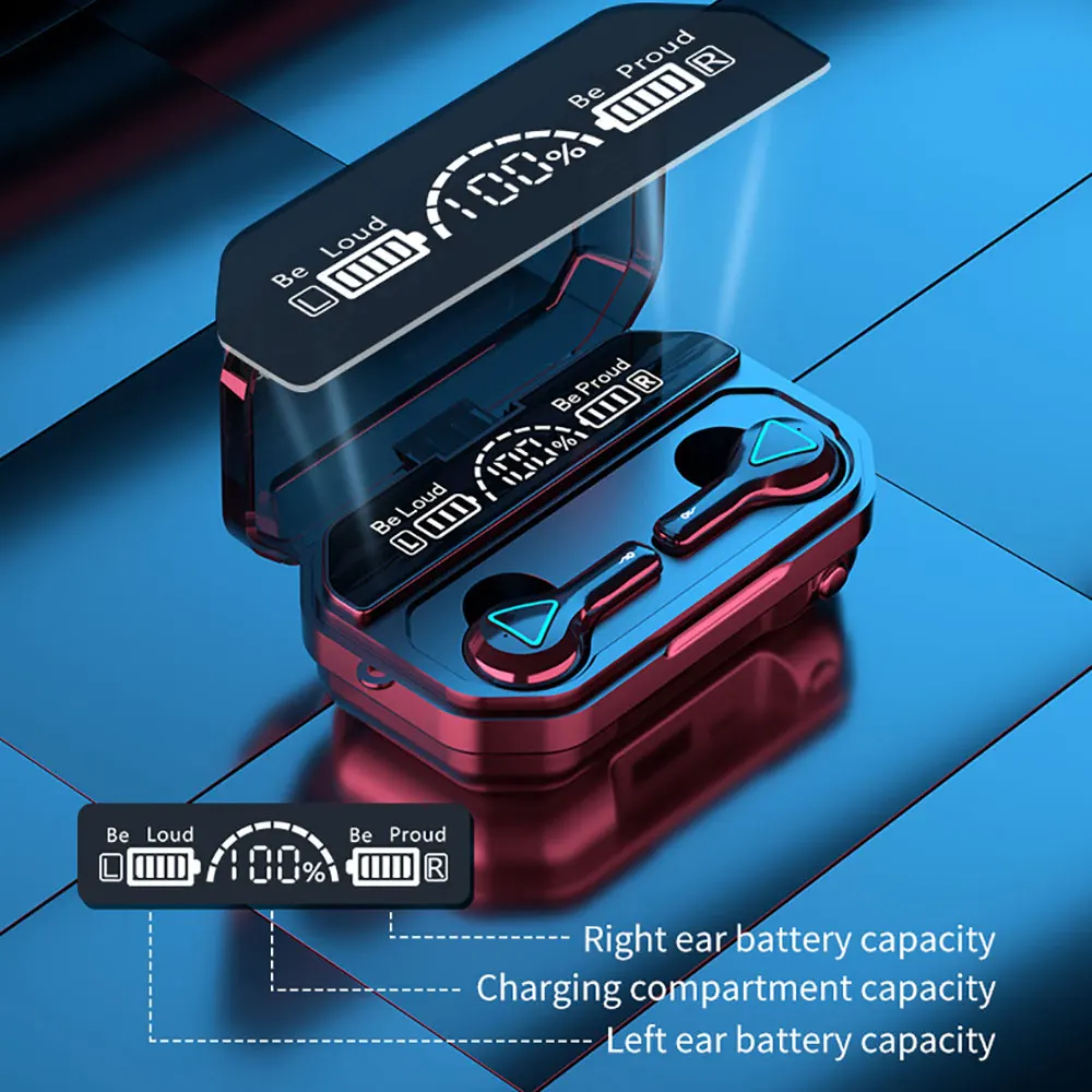 A15 Многофункциональный True Беспроводной Bluetooth наушники 5 1 вкладыши TWS с в ухо для
