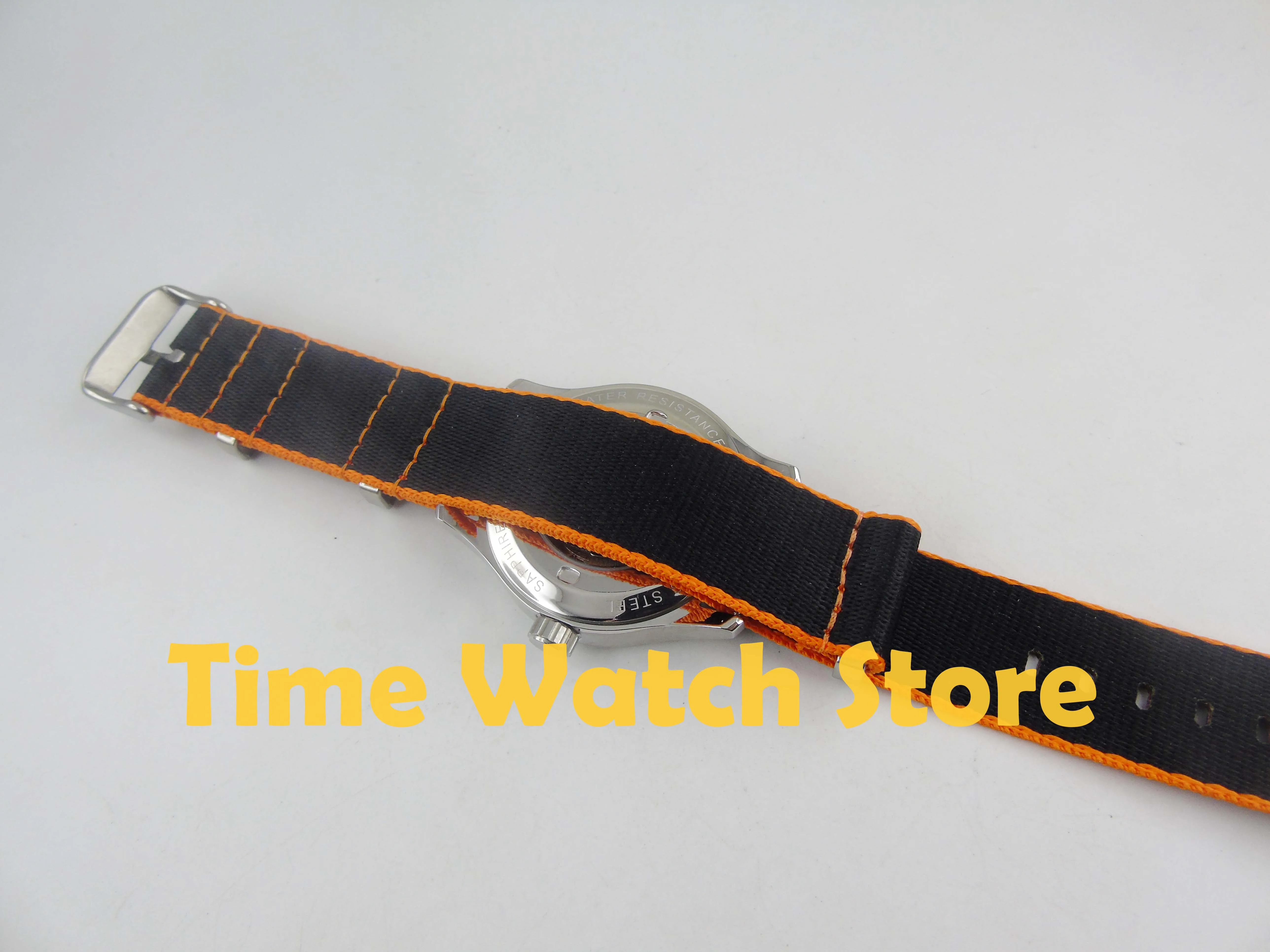 Часы мужские наручные с автоподзаводом 42 мм нейлоновый ремешок | Наручные часы