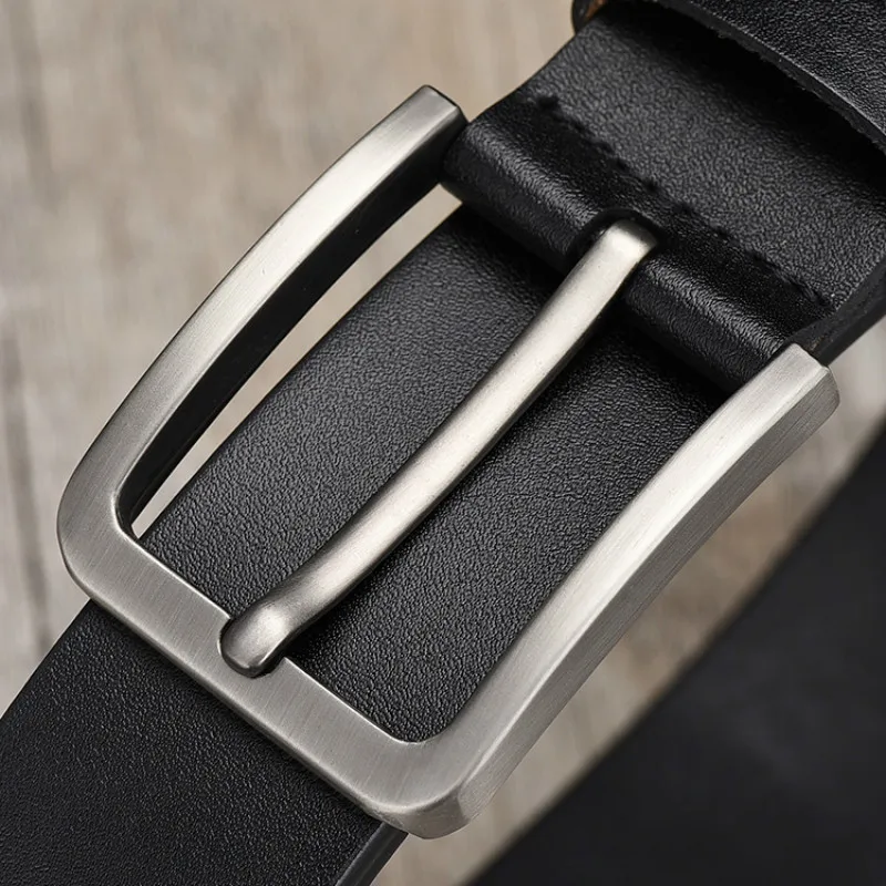 Ремень Peikong мужской из натуральной кожи с пряжкой язычком | Аксессуары для одежды
