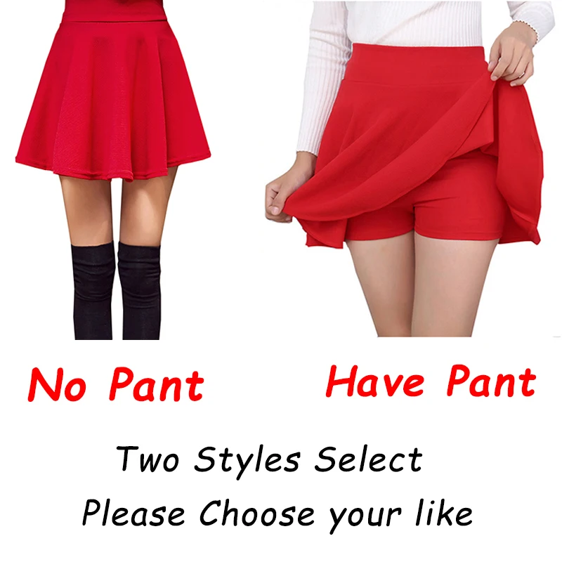

Plegie M-5XL Skirts Womens Plus Size Tutu School Short Skirt Pants Suitable For The Whole Year Mini Saia High Waist Faldas Mujer
