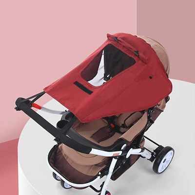 

Universal Baby Stroller Accessories Windproof Waterproof Anti-UV Protection Sunshade Cover for Kids Prams Car Outdoor Activities