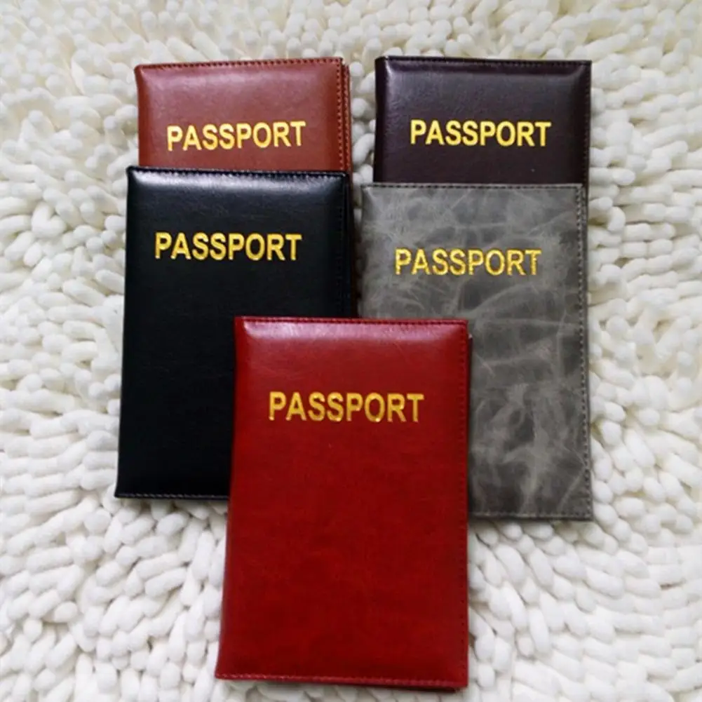 

Fashion Women Men Passport Cover Pu Leather Marble Style Travel ID Credit Card Passport Holder Packet Wallet Purse Bags Pouch