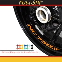 high quality motorcycle rim logo sticker decal reflective wheel sticker decoration for honda nc750s nc 750s