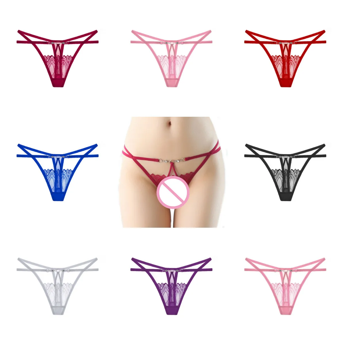 Женское сексуальное нижнее белье трусики женское G-stings полые стринги кружевные