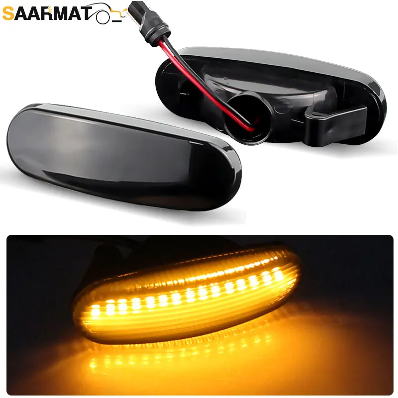 

2Pcs LED Side Marker Signal Light for Fiorino 3 Fiat Grande Punto Evo Panda69 Doblo Idea Linea Stilo Qubo
