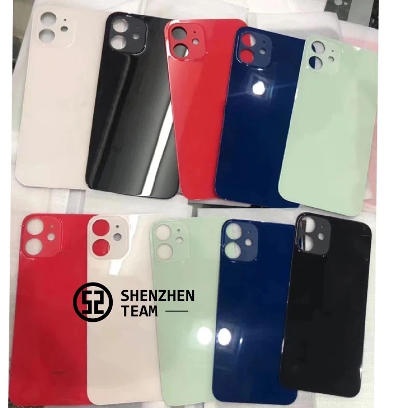 jdecflo for iphone 12 12 mini mobile smart phone spare parts back cover replacement battery housing rear glass free global shipping