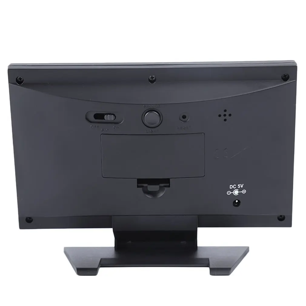 Цифровая метеостанция Термометр-Гигрометр с цветным ЖК-дисплеем будильником