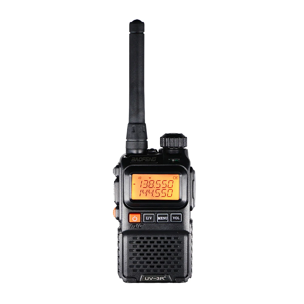 UV-3R Plus Baofeng иди и болтай Walkie Talkie “иди и UV-3R 136-174/400-470 МГц Портативный CB радио УФ 3R плюс мини Любительская рация двойного диапазона с возможностью для кемпинга на открытом воздухе - Цвет: UV-3R Plus