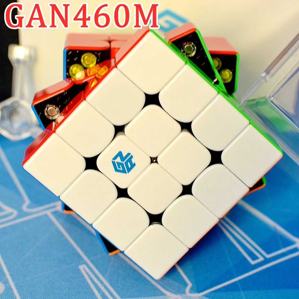 GAN460M Магнитный 4x4x4 магический куб 3x3 скоростной головоломка GAN460 M cubo magico GAN 460