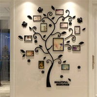 photo tree sticker home decor photo frame tree wall stickers for kids room decoration acrylic wallpaper