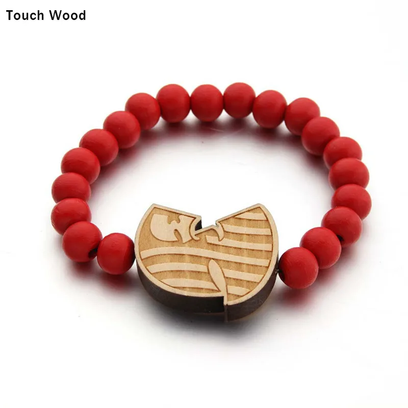 

Men's Wooden pendant bracelet / hip-hop jewelry / wholesale dropshipping