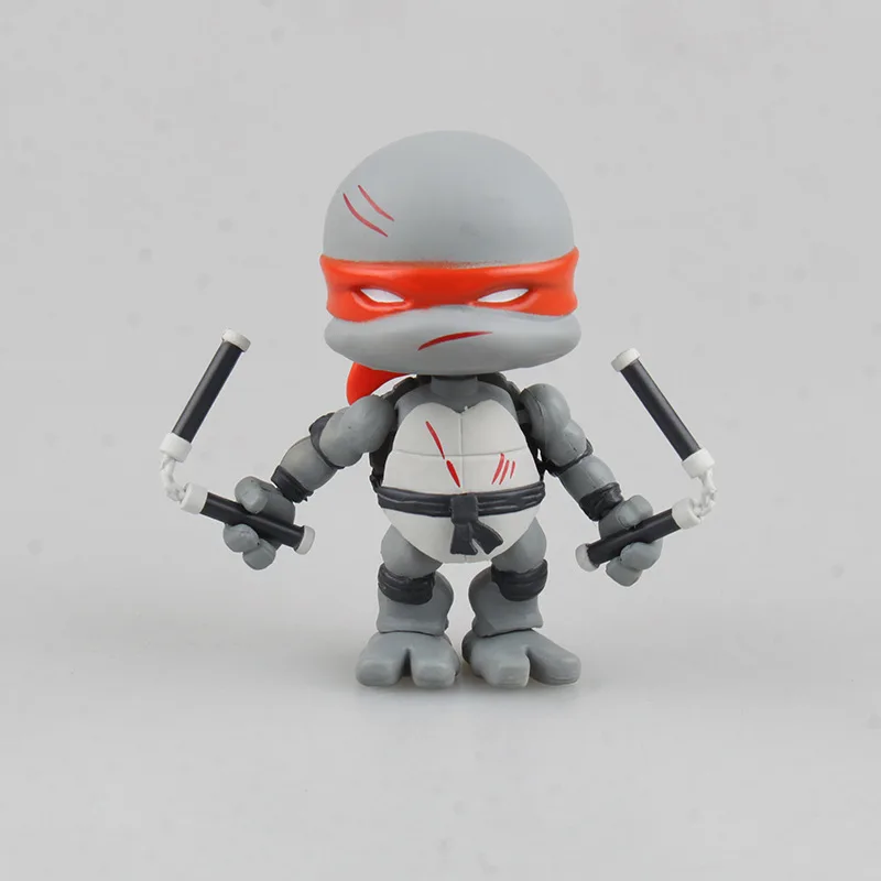 Cute 4-Super Movable Teenage Mutant Ninja Turtles Black Limited Edition Gray Battle Damage Version Two-Selectable Garage Kit