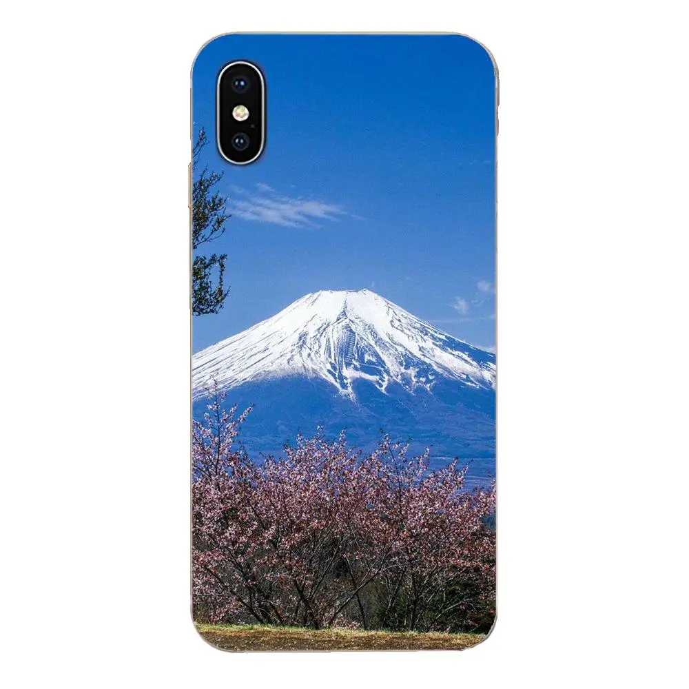 Мягкий защитный чехол для samsung Galaxy Note 5 8 9 S3 S4 S5 S6 S7 S8 S9 S10 5G mini Edge Plus Lite крепление Fuji