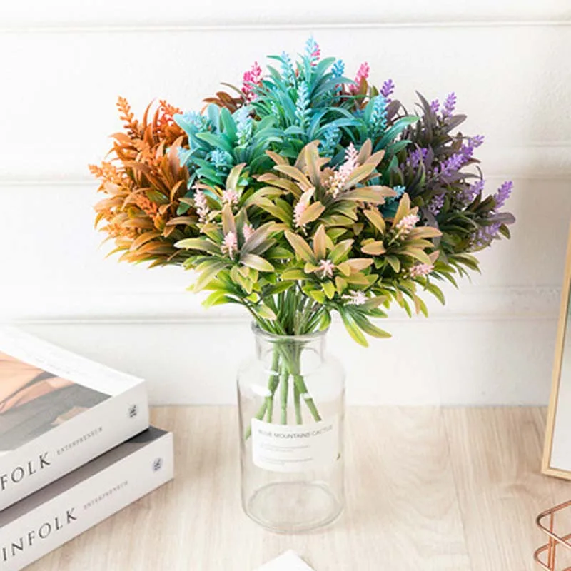 

Simulation Luo Hancao Colored Plastic Flowers Indoor Restaurant Decoration Outdoor Flower Decoration, Simulation Plant Props DIY