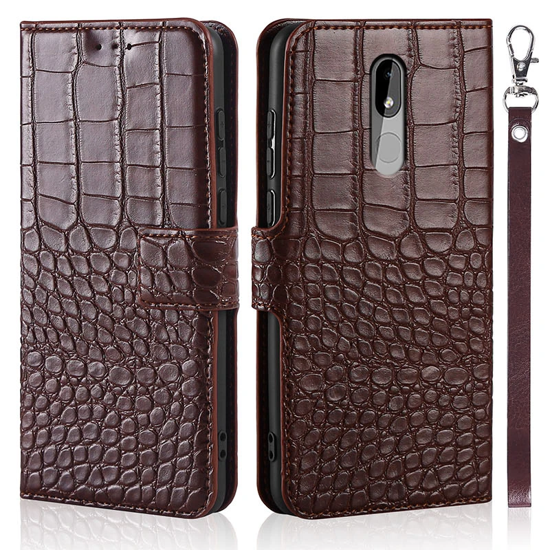 Роскошный кожаный чехол бумажник с крокодиловой текстурой для Nokia 3 TA 1032 телефона