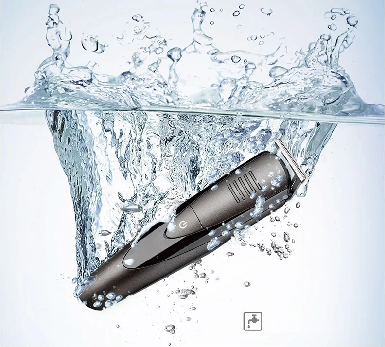 Моющийся профессиональный триммер для волос мужчин машинка стрижки борода лица