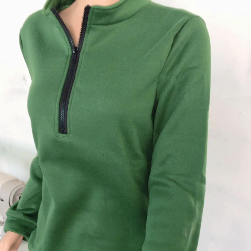 

Autumn 2019 Fashion Solid Zipper Sweatshirt Pant Two Piece Set Women Blouse Trouser Tracksuit Women Fleece Conjuntos De Mujer