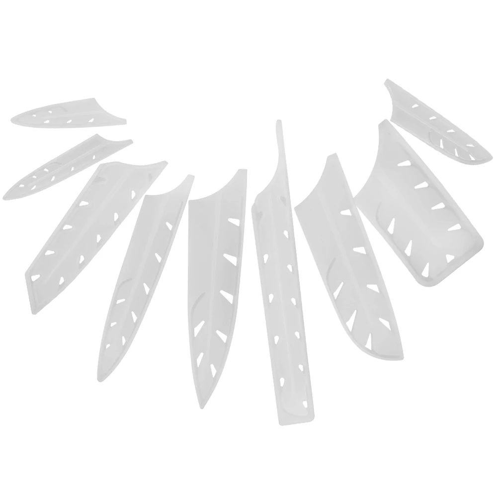 XYj Пластик Ножи Крышка для детей в возрасте от 9 8 7 5 3 дюймов Santoku сашими ножей шеф