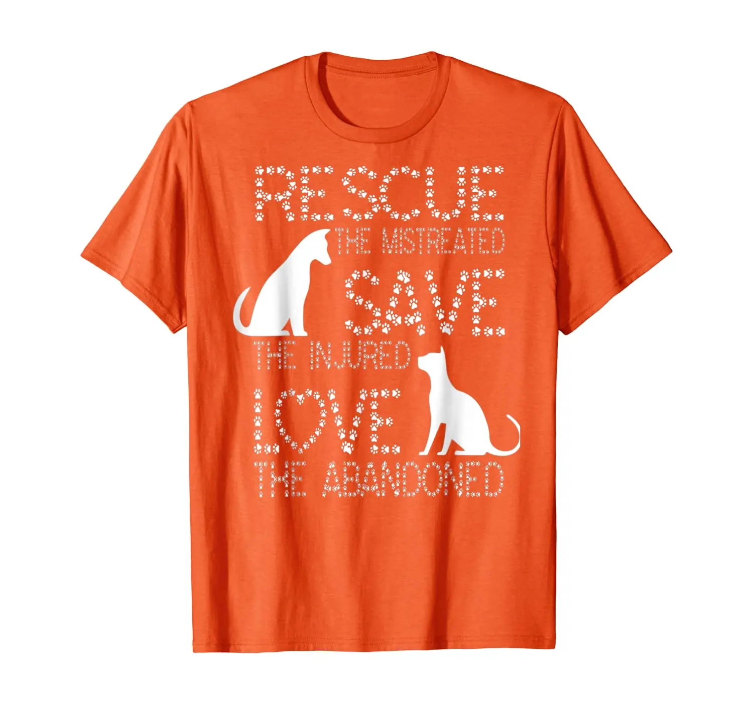 Rescue Save Love Animal Rescue Dog Lover Cat  T-Shirt animal rescue tigers