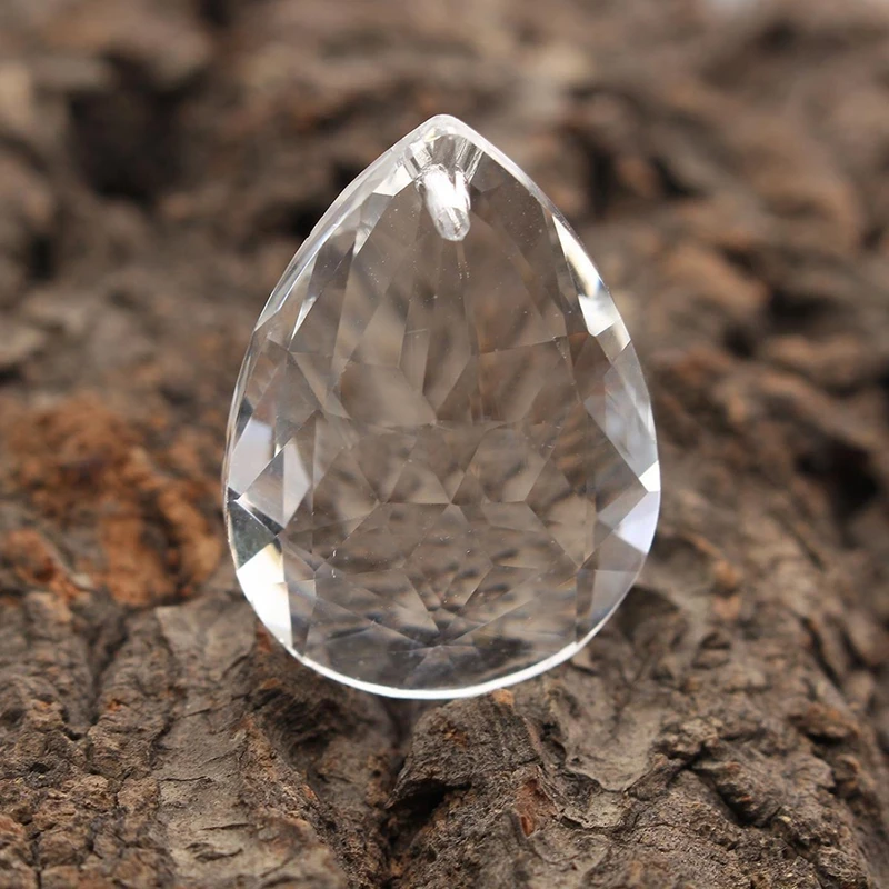 

10PCS Clear Chandelier Crystal Lighting Prisms Hanging Drops Pendants 38MM